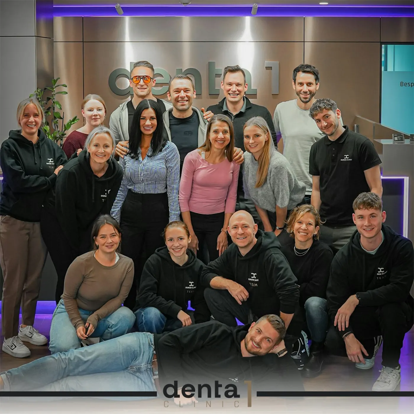 Gruppenbild des Denta1-Teams